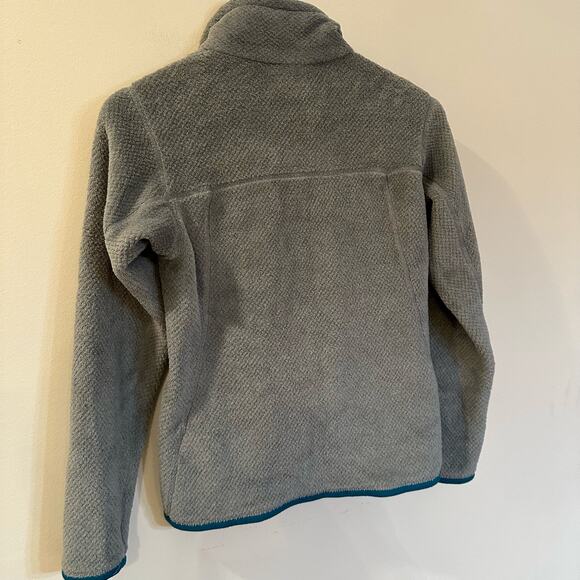 Women's Gray Patagonia Fleece Pull Over sz S Patagonia Re-Tool Fleece - Picture 7 of 9